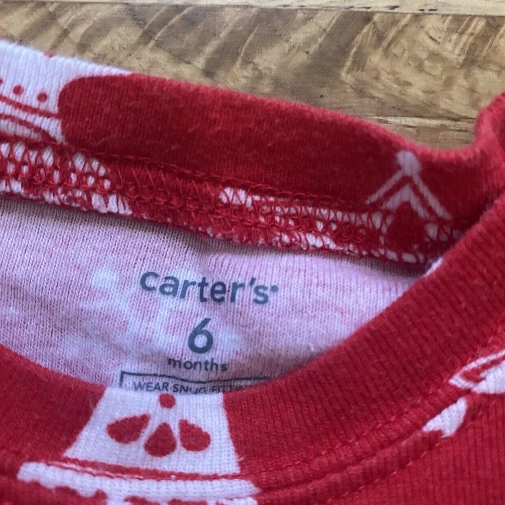 Carter's Christmas Pajamas Size‎ 6 Months
